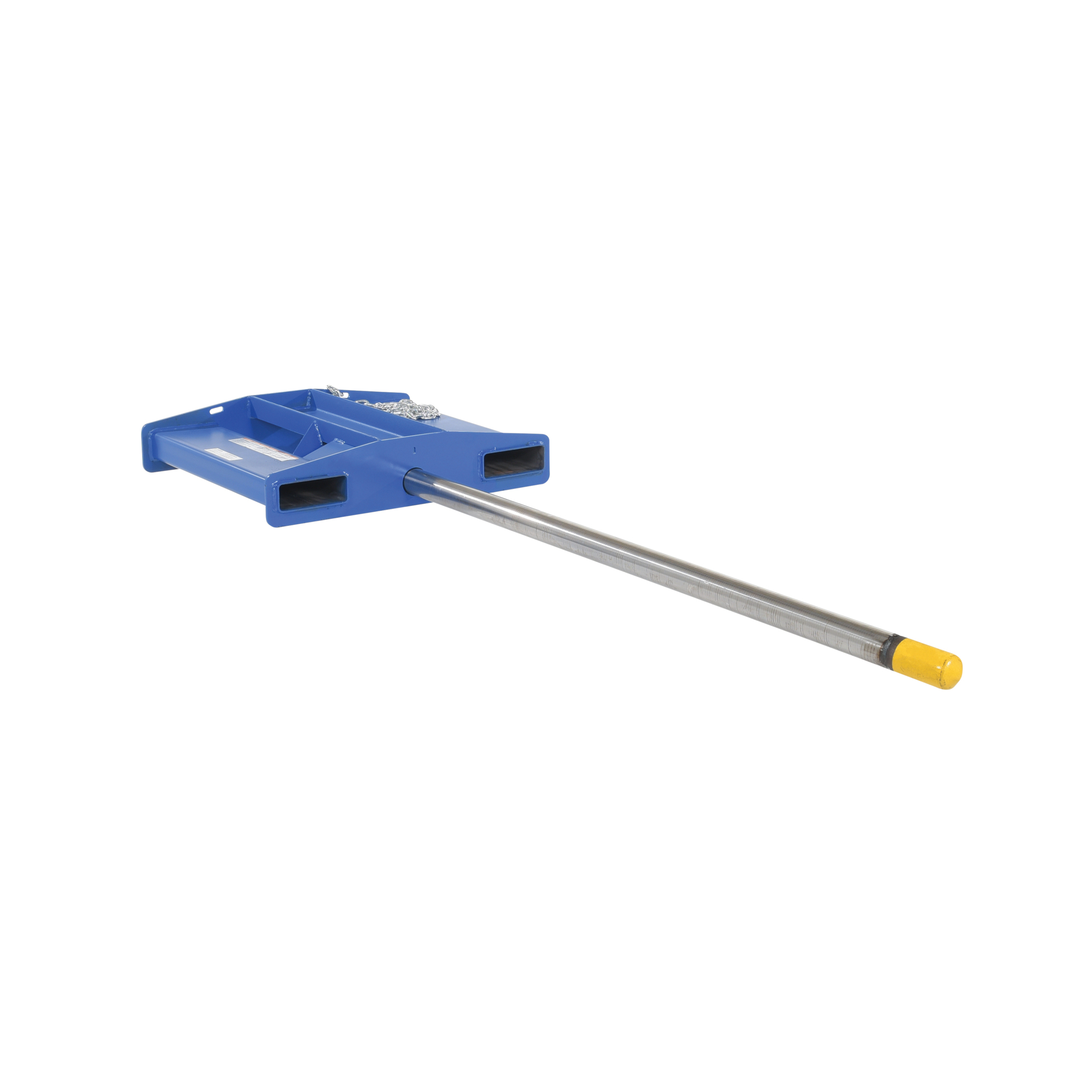 Vestil Steel Rug Ram Boom — Fork Mounted, 60in. Long, 2500-Lb. Capacity, Blue, Model# CRF-60
